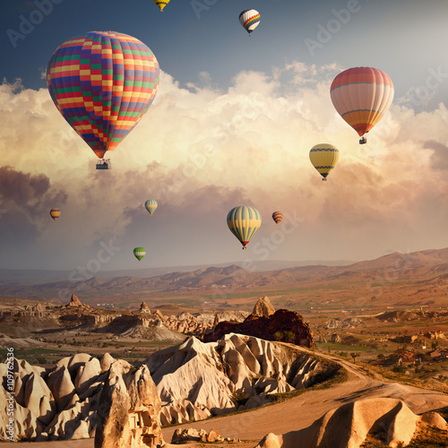Cappadocia, flying balloon