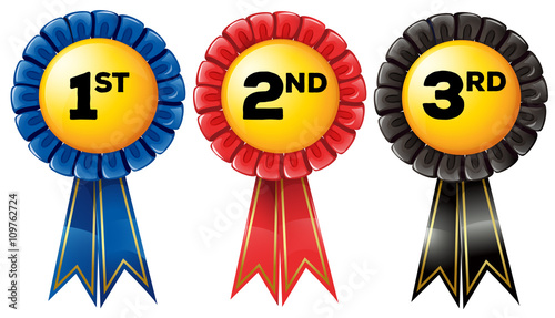 Prize tag in three color