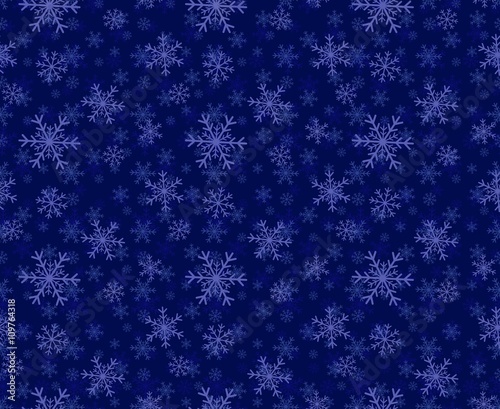 Seamless background with snow. 
