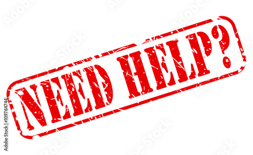 NEED HELP red stamp text
