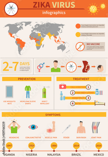 Zika Danger Infographics