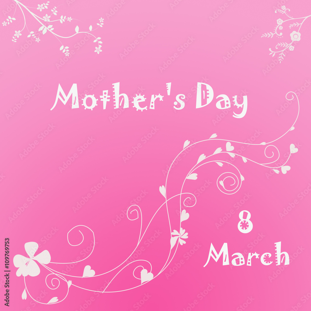 Naklejka premium Mother's Day