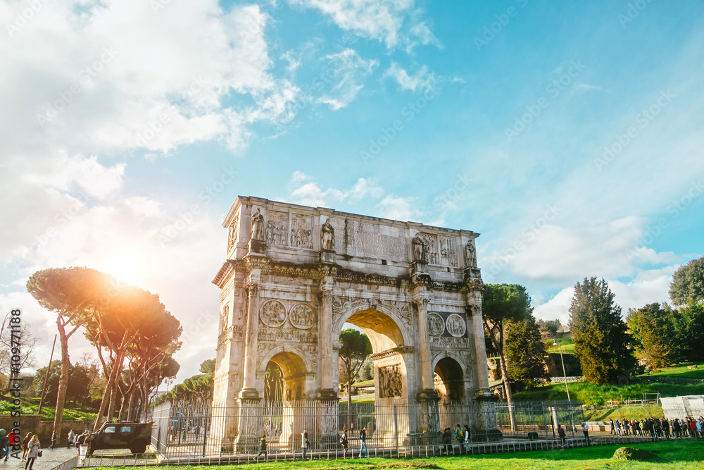 Obraz premium Arch of Constantine in the best city in the world, Rome, Italy