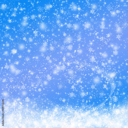 Blue Christmas background. Holiday abstract texture
