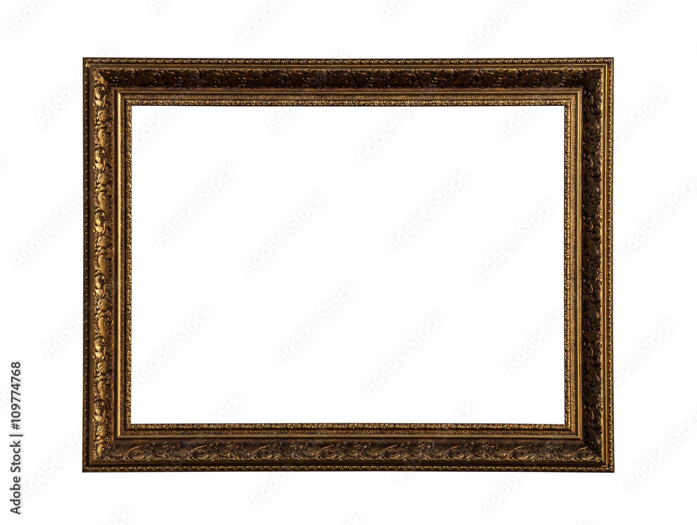 Classic painting canvas frame isolated on white background Classic painting canvas frame isolated on white background