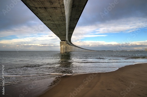 Ile de Re bridge, Rivedoux, La Rochelle, France