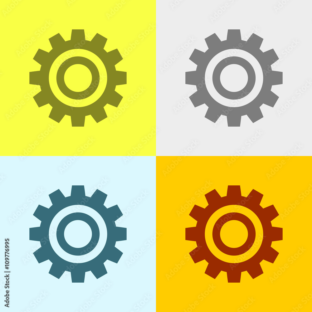 Icon Of Computer Table. Icon Of Computer Table.