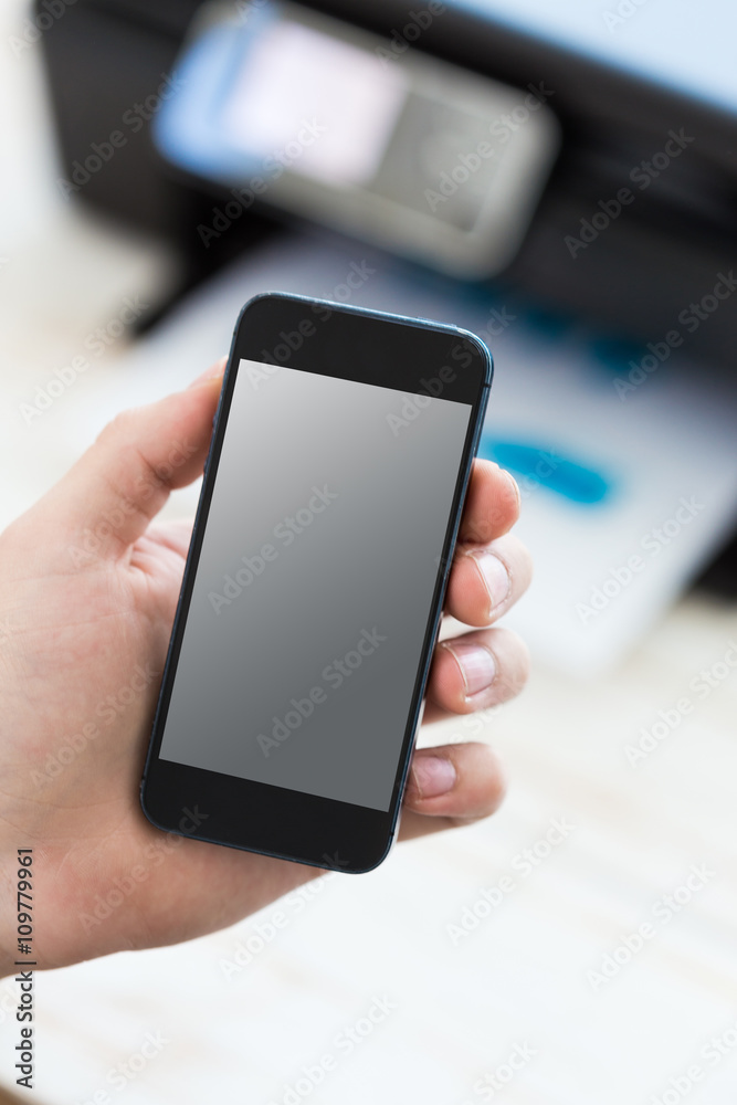 Unrecognizable man using mobile phone Unrecognizable man using mobile phone