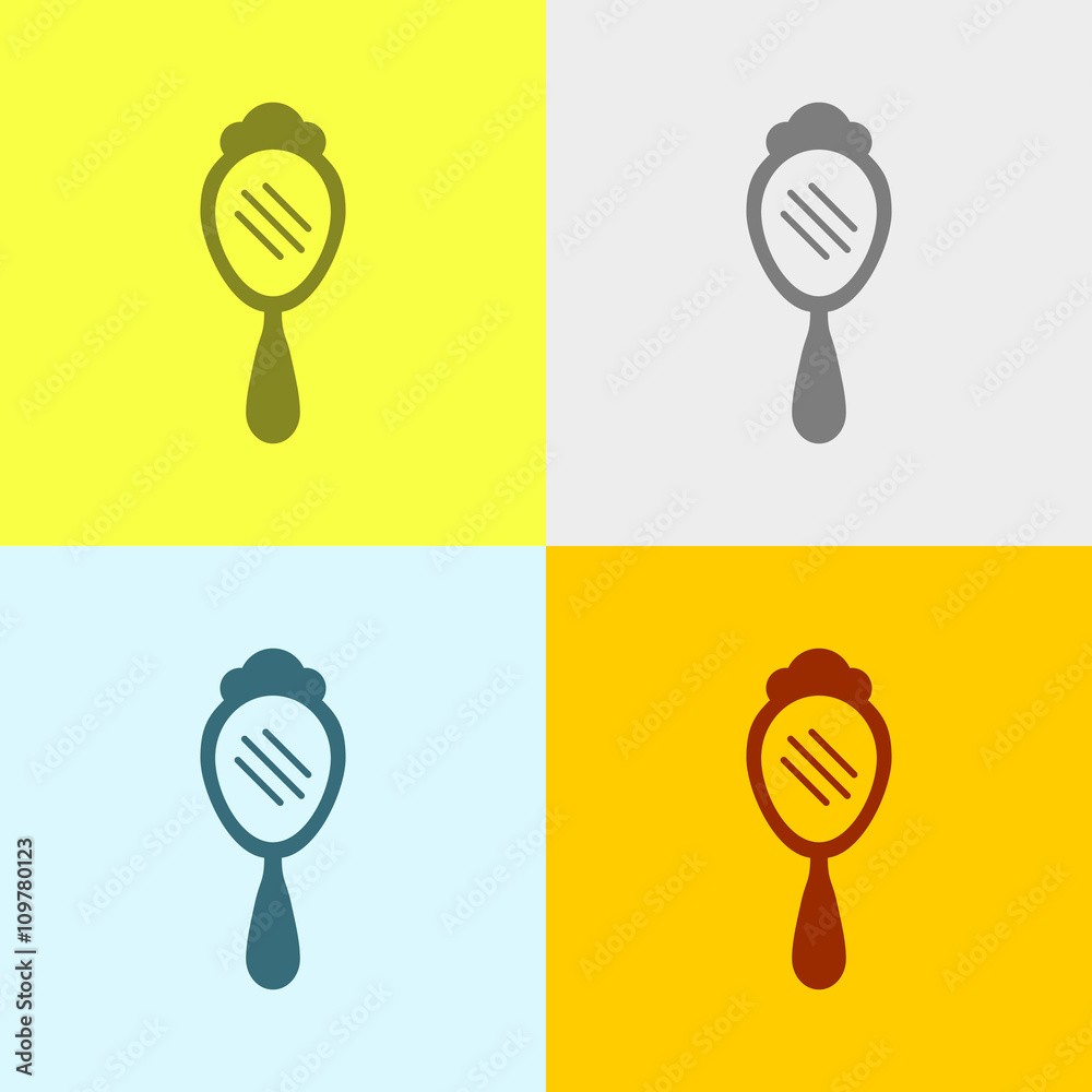 Icon Of Hand Mirror. Icon Of Hand Mirror.