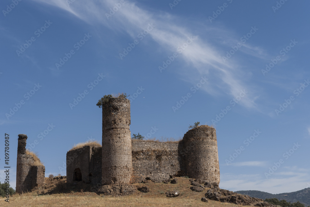 Castillo de las Torres de Monesterio en la provincia de Badajoz