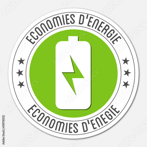 Logo économies d'énergie.