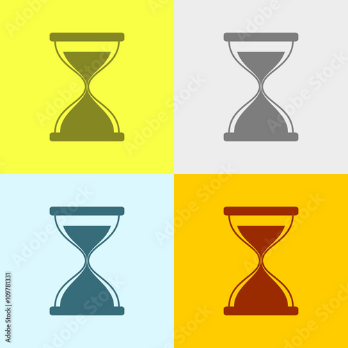 Icon Of Hour Glass.