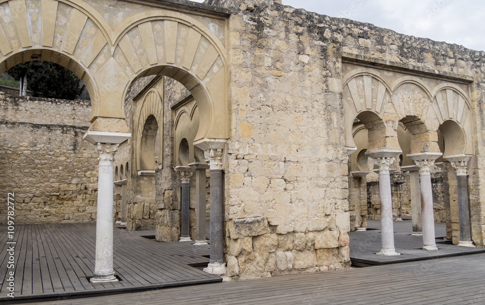 Ancient city ruins of Medina Azahara, Cordoba, Spain