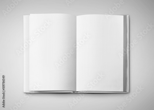 Opened book-Opened book-isolated on white background