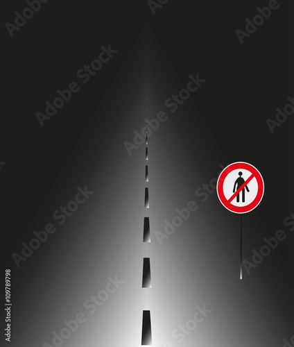 People are not allowed