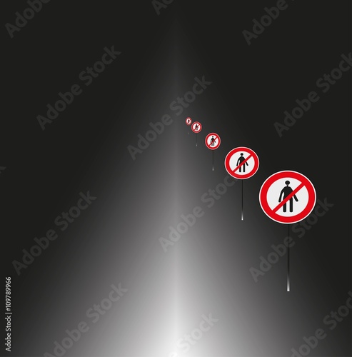 People are not allowed