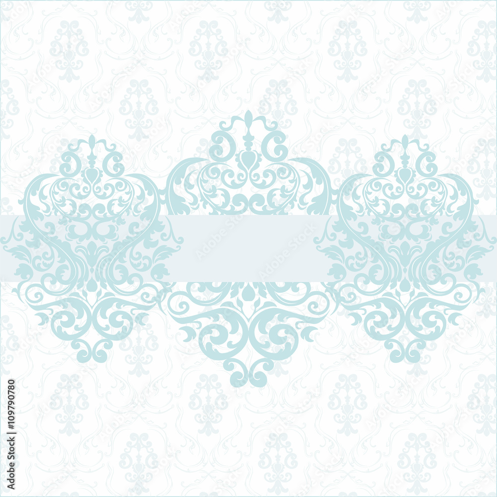 Winter card background with ornaments. Vector Winter card background with ornaments. Vector