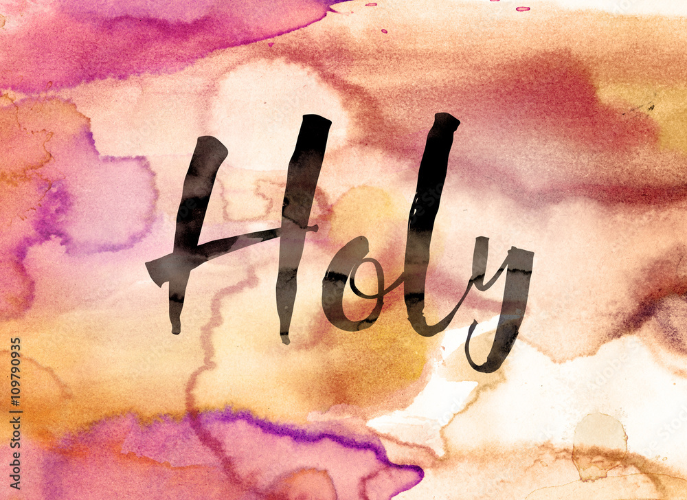 Εκτύπωση καμβά Holy Concept Watercolor Theme