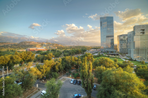 Almaty city, Esentai tower, Al Farabi street photo