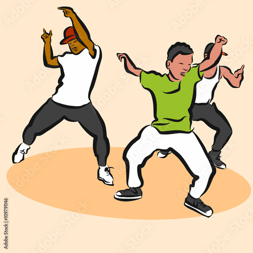 Three Boys, Hip Hop Choreography