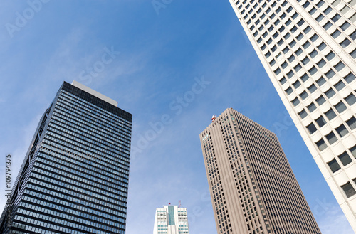 Office buildings in Tokyo, Japan