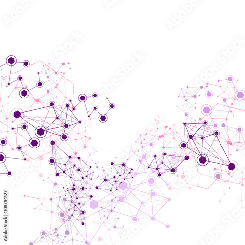 Global Network On White Background - Vector Illustration, Graphic Design Useful For Your Design