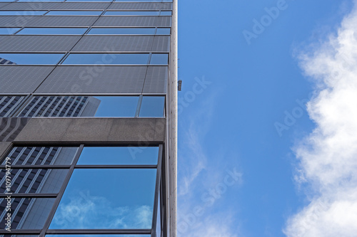 Office building and window cleaner