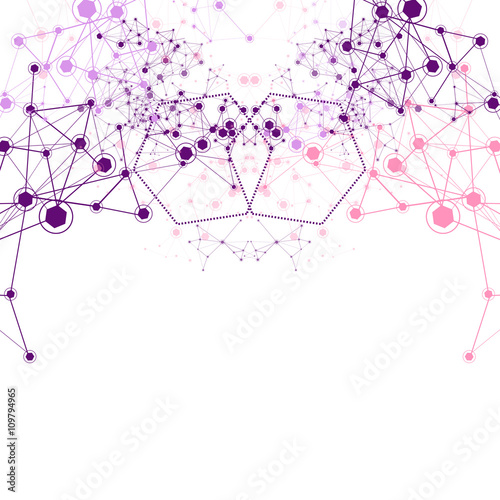 Global Network - Vector Illustration, Graphic Design. 