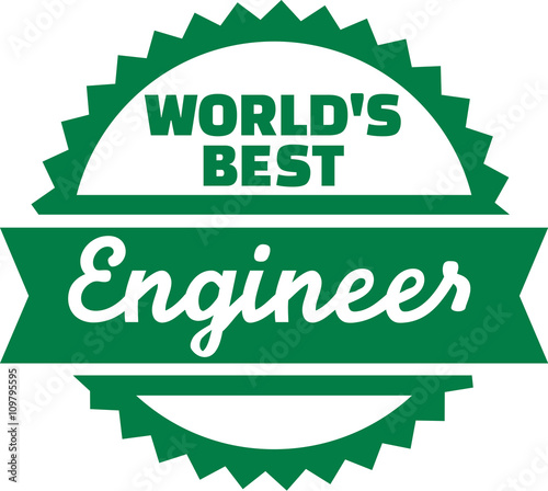 World's best Engineer emblem