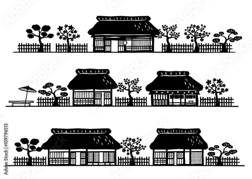 古民家切絵