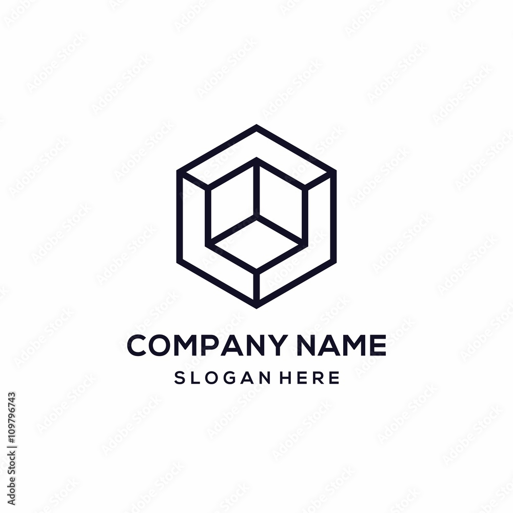 Cube Logo Vector Template Cube Logo Vector Template