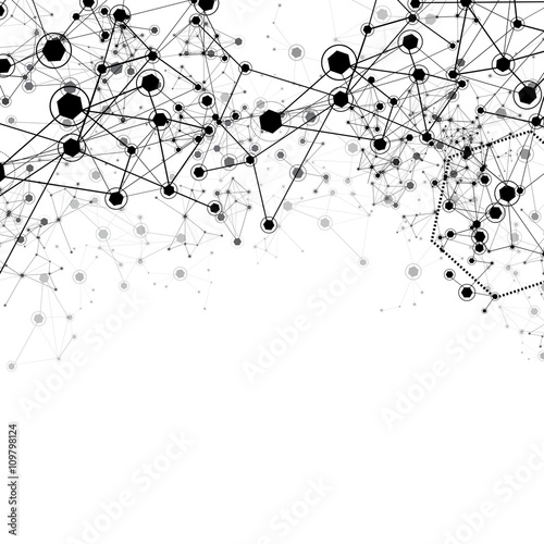 Global Network - Vector Illustration, Graphic Design. 