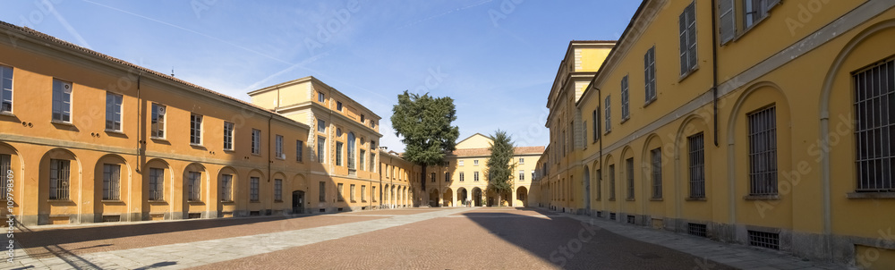 Pavia. Courtyard of the university