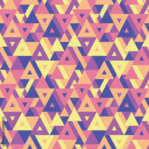 Abstract geometric background - seamless vector pattern for presentation  booklet  website and other design project. Seamless vector background. Triangles background.
