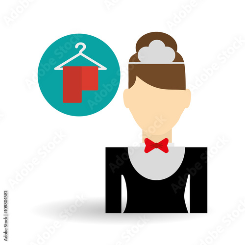 Hotel design. service icon. travel concept