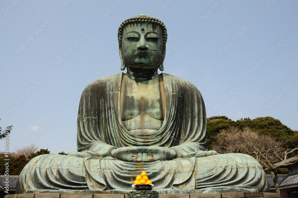 Fototapeta premium Budda und Orangen