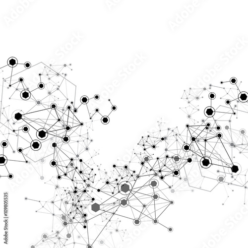 Global Network - Vector Illustration, Graphic Design. 