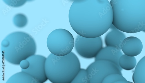 Large group of orbs or spheres.