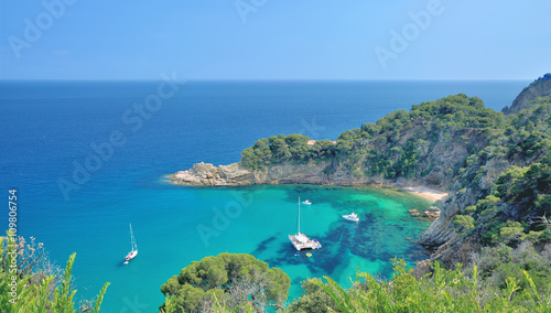 malerische Bucht an der Costa Brava nahe Tossa de Mar,Katalonien,Spanien photo