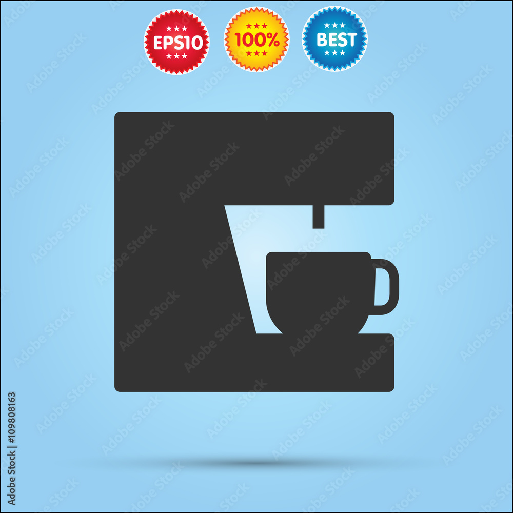 Coffee machine icon Coffee machine icon