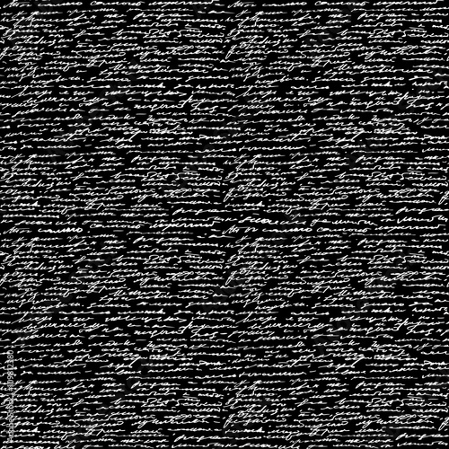 Seamless Handwriting Text