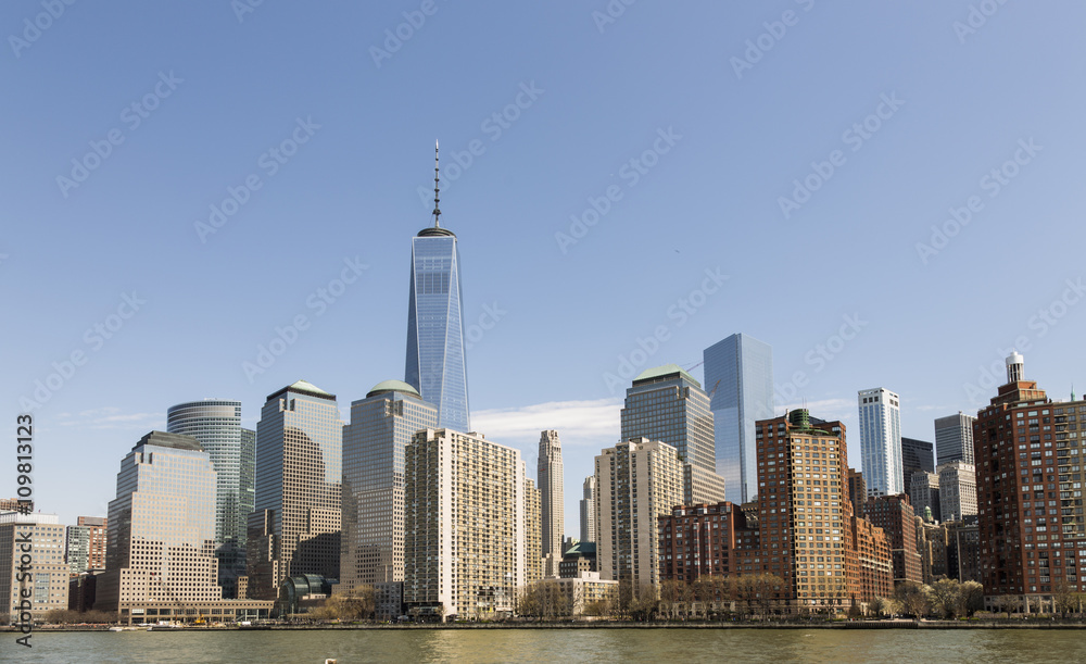 Skyline of lower Manhattan