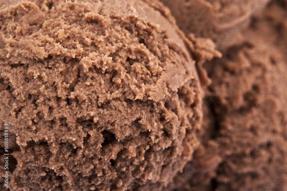 closed up chocolate ice cream closed up chocolate ice cream