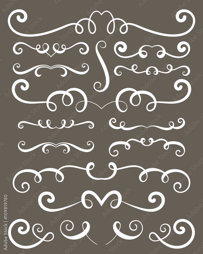 Set of hand drawn vignettes in retro style. Set of hand drawn vignettes in retro style.