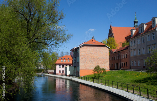 Wenecja Bydgoska – zespół architektoniczny Starego Miasta nad rzeką Młynówką, Bydgoszcz, Polska 