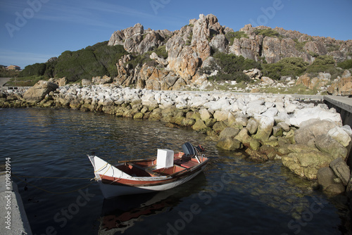 KLEINMOND HARBOR WESTERN CAPE SOUTH AFRICA - APRIL 2016 - The small harbour in the popular holiday coastal town of Kleinmond in Southern Africa