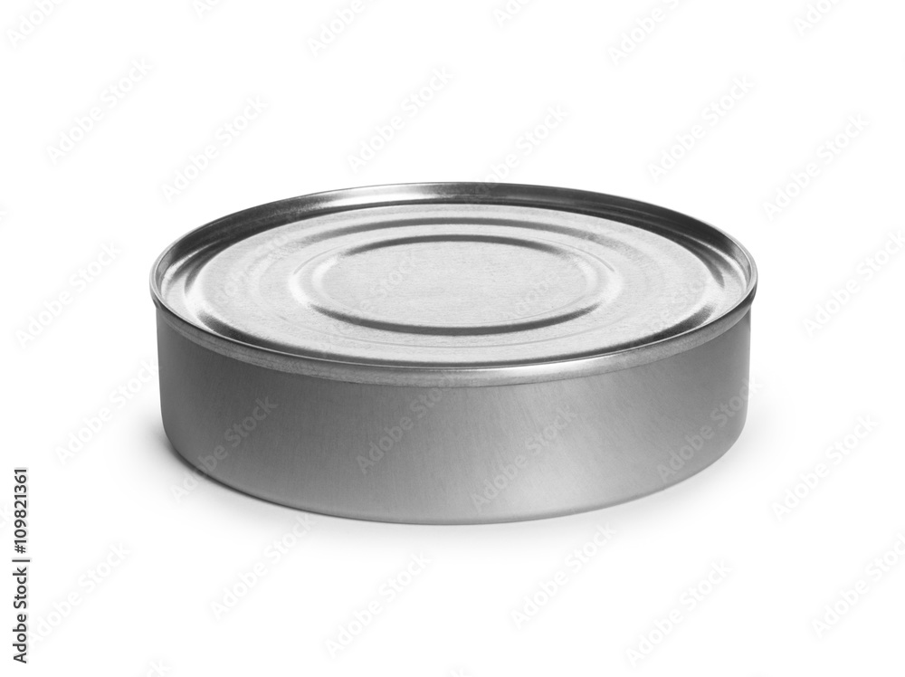 Tin can isolated on white background Tin can isolated on white background