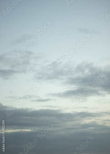 Sunset blue sky with clouds © edwardolive