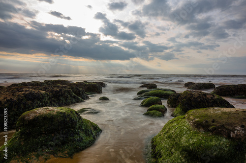 Hunstanton Norfolk Beach Rocks © simonwhitehurst