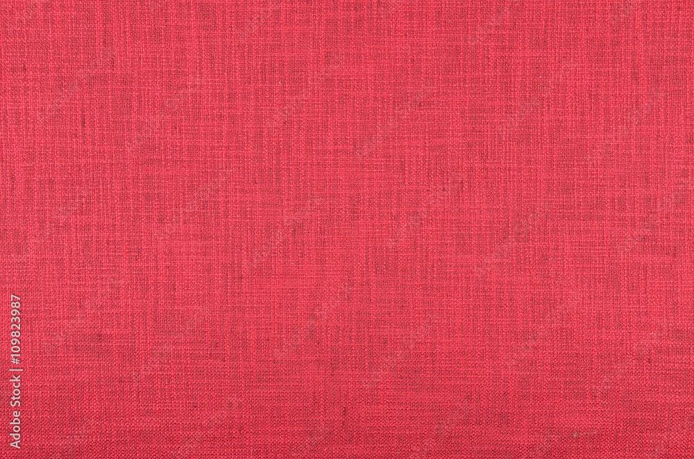 Fototapeta premium Red fabric with silky texture shot as background